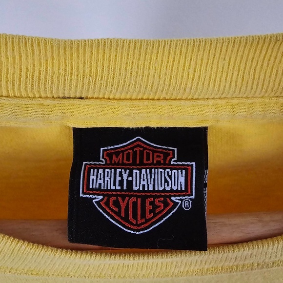 2004 Harley Davidson T-Shirt w/flames - *Myrtle Beach, SC* (Back side) - Picture 5 of 11